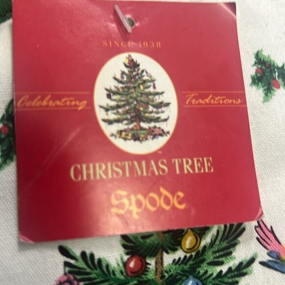 SPODE OVEN MITT CHRISTMAS TREE TERRY LINED POT HOLDER NWT - Picture 4 of 4